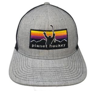 Ouray Trucker Hat Gray One Size Planet Hockey Mesh Snapback Patch Mountains